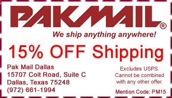 15% Off Shipping